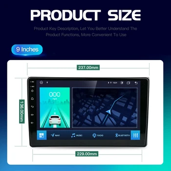 Kapud Android 10.0 Automobilio Multimedia Player 9
