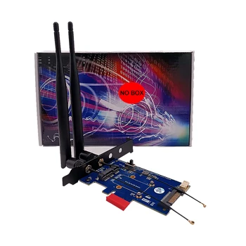 WiFi Card PCI Express Tinklo plokštė Belaidžio ryšio Adapteris Mini PCIE PCI-E X1 Adapteris, + SIM Card Slot 3G/4G/LTE Kortelės WiFi Modulis
