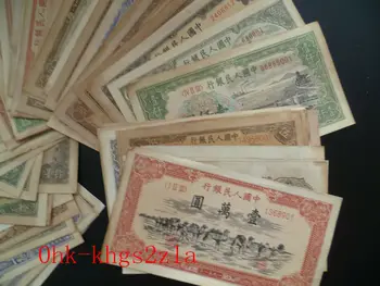 Kolekcija Senų Senovės Kinų Dinastijos 60 Banknotus, Senovinius Pinigus, Monetas