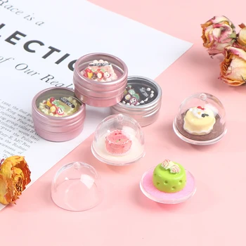 Lėlių Mini tortas Jar Modeliavimas Maisto Desertas Mousse Cake Modelis Doll House Dekoro