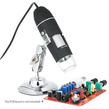 Mini AV LED Skaitmeninis Mikroskopas 1000X Priartinimas optikos prietaisai litavimo mikroskopas su Laikikliu, Tiesa, 0.3 MP Vaizdo Kamera