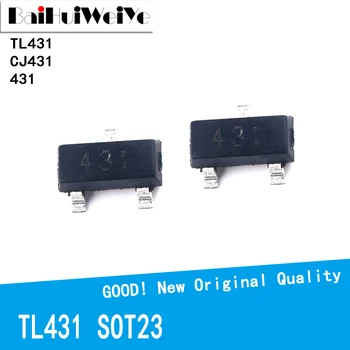 50PCS/LOTE TO92 TL431 TL431A CJ431 IKI 23 TO23 Reguliatorius Vamzdis Triode Tranzistorius Naujos Originalios IC Chipset Geros Kokybės