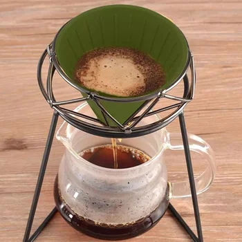 Ranka Kavos Piltuvas, Daugkartinio Naudojimo Silikoninės Kavos Filtras Taurės Namų Virtuvėje Kelionės Sulankstomas Kavos Filtrai Coffeeware
