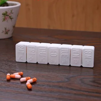 7 Savaitės Dieną Tabletę Bako Laikiklis Medicina Rūšiuoti Lauke Nešiojamų Tablečių Laikymo Dėžutės Vitamino Atvejais, Kelionės Reikmenys Sveikatos Priežiūros
