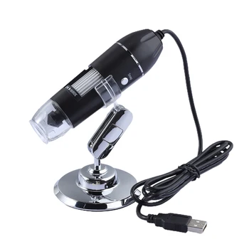 1600X 3 In 1 USB Mikroskopą, Kišeninis Nešiojamas Reguliuojamas Skaitmeniniu Mikroskopu Sąsaja elektroniniai Mikroskopai 8 Led Su Laikikliu