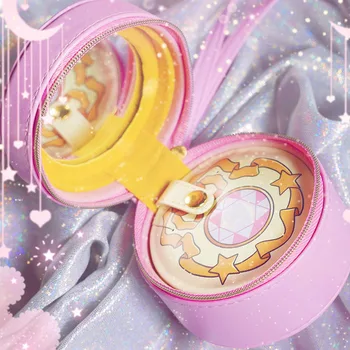 Sailor Crystal Star Sagės Papuošalai Atveju Dėžės Kelionės Nešiojamų papuošalų Laikymo Organizatorius