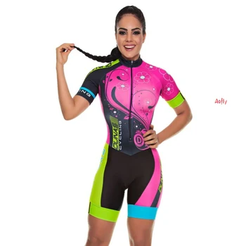 2021 DUNAS Moterų Triatlonas Drabužių trumpomis Rankovėmis Dviračių Jersey Rinkiniai Skinsuit Maillot Ropa Ciclismo MTB Trinkelėmis Dviratį Jumpsuit Rinkiniai