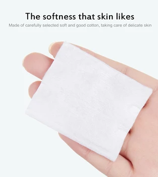 230pcs / maišas kosmetinės vatos pagalvėlės makiažo valiklis šilko plonas jaukus minkštas veidą, Giliai valyti nagų servetėlės nepriklauso šiukšles odos priežiūra