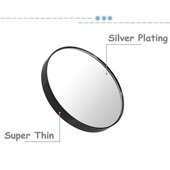 Nešiojamų kelionių Multi-dydis labai priartinus objektą Didinamąjį Makiažo Veidrodis kosmetikos veidrodį 3X 5X 10X 15X espejos con luz maquillaje