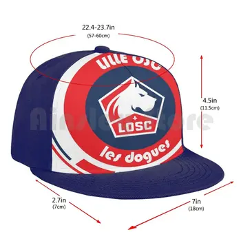 - Komanda Lille Osc Beisbolo Kepuraitę Unisex Akių Atsitiktinis Spausdinti Reguliuojamas Futbolo Lille Osc Les Dogues Losc (Prancūzija Prancūzijos Futbolo