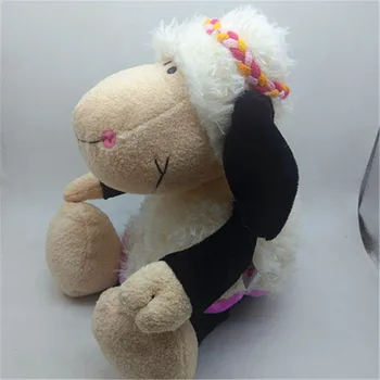 Ėriukų juoda nerijos lėlės mėgėjams avių pliušiniai žaislai vaikams šventinių dovanų
