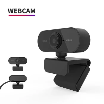 1080P HD Mini web Kamera su Mikrofonu, usb sąsaja palaiko nešiojamąjį kompiuterį, tinka gyventi vaizdo skambučių konferenciją