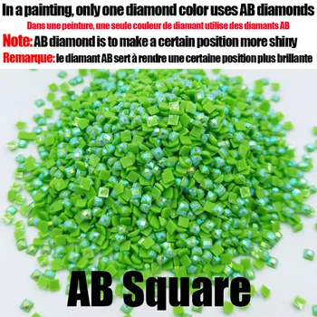 AB spalvos Deimantų Nuotrauką staigmena Diamond Siuvinėjimo 5D Foto Custom 