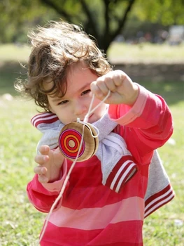5 Vnt. Medinių Yoyo Kamuolys Vaikų Švietimo Reaguoja Yoyo Įdomus Žaislas, Skirtas Vaikams D50