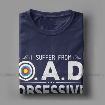 Vyriški OAD Obsesinis Šaudymas iš lanko Sutrikimas Juokinga Citata iš Lanko Meilužis Lankas Rodyklių Šaulys T Shirt O Kaklo Tee Marškinėliai Dovanų Idėja T-Shirts