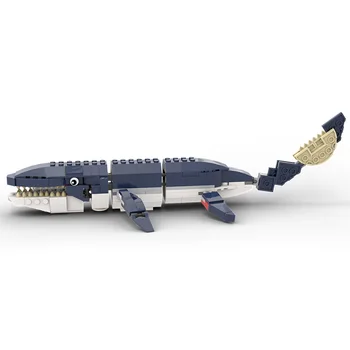 Priešistorinių Jūros Būtybių, Pavarų Ryklys Nustatyti Modelio Blokai Giliai Jūros Būtybių Miesto Klasikinis Plytų Žaislai Dovana