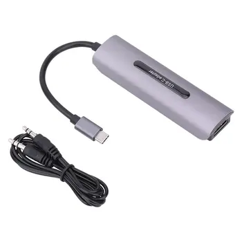 TIPAS-C/USB3.0 HDMI suderinamus 4K Žaidimas Mokymo Vaizdo įrašymo Plokštę Su Audio Žaidimas Live Transliacijos Kamera Vaizdo Žaidimas Užfiksuoti