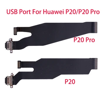Originalus Maitinimas USB Įkrovimo Jungtį Prijunkite Uosto Doką Flex Kabelis HuaWei P20 P20 Pro atsargines Dalis