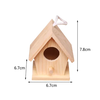 Birdhouse Kabinti Apdailos Birdhouse Paukščių Narvas Mažas Ornamentas Tik Apdailos Skirtingų Stilių Namų Balkono Dovana