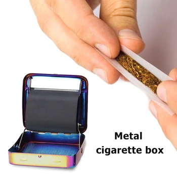 70mm Cigarečių Darymo Maker Mašina Popieriaus Ranka Sukti Voleliu Tabako Cigarečių Nešiojamos Dėžės, Rūkymo Reikmenys