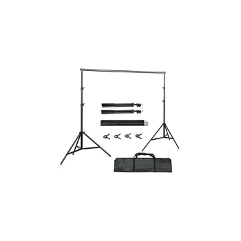 Fone Stovi,2x3m Reguliuojamas Fotografijos Studijoje Šeimų Paramos Sistemos Rinkinys su Nešiojimo Krepšys Foto ir Vaizdo Fotografavimo