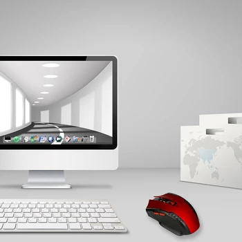 Nauja bevielė Pelė 2,4 GHz Mini Belaidė Optinės Žaidimų Pelės ir USB Imtuvas KOMPIUTERIUI Laptopo d18