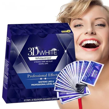 3 D White Dantų Balinimo Juostelių Profesionaliais Poveikio White Dantų Soft Bristle Anglis, Dantų Šepetėlis, Dantų Balinimas Whitestrips
