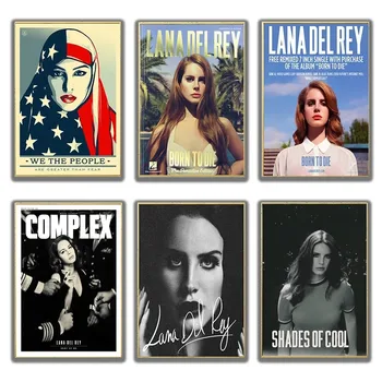 Lana Del Rey populiarus plakatas namų puošybai plakatas apdailos drobė spausdinti plakato namų puošybai tapyba
