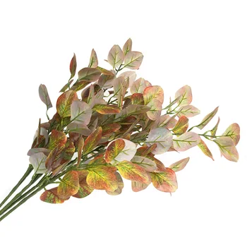 1pcs dirbtinių gėlių 54cm eukalipto lapų namų puošybai gėlių kompozicijų papuošalai netikrą eukalipto lapų dirbtiniai augalai