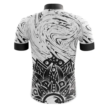 HIRBGOD Grafiti Išmaišykite Dviračių Džersis Balta Shortshirt Kvėpuojantis Dviračiu Dėvėti Atsitiktinis Kūrybos Ciclismo Drabužių Viršų,TYZ599-01