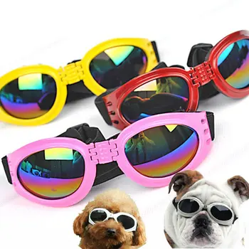 Sulankstomas šunelis Akinius Šuo pet akinius Pet akiniai vandeniui Šuo, Apsauga, Apsauginiai, Akiniai nuo saulės UV Y