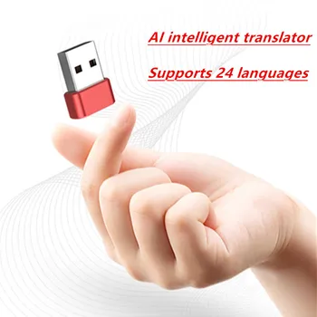 AI Pažangios Balso Patvarus, USB, Vertėjas, Kalbos Atpažinimo Įrašymas į Tekstą, Kalba, Vertimas 24 Kalba Realaus laiko Tiekimo