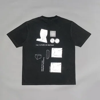 20ss Cavempt T-marškinėliai Vyrams, Moterims, 3M atspindinti išplauti medvilnės Cavempt Viršūnes Tee Toli futureClassic Serijos Cavempt T-shirts