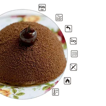 15 Turas Kamuolys Mini Trumai Silikono Tortas Pelėsių Šokolado Putėsiai Blynai Muilo Torte Desertas Duona Bakeware Dekoravimo Įrankiai