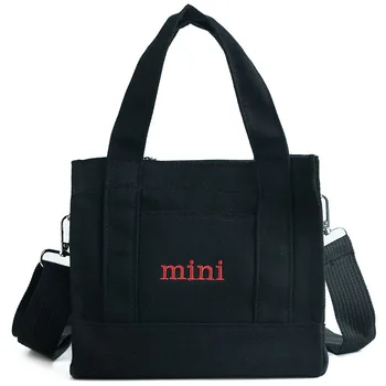 Naujas feminina Moterų Rankinės MEDVILNĖS Mini dydžio maišelį vieną petį krepšys moterų jaunimo laisvalaikio Mada spalvinga mažos entire
