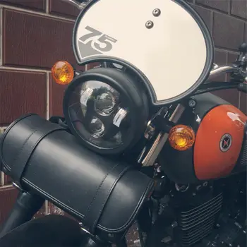Motociklo 5.75 LED Žibintų Kibirą Būsto Kronšteinas Shell 