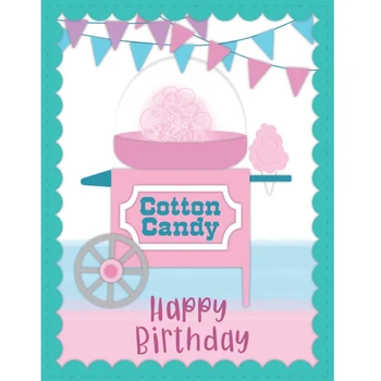 Cotton Candy Mašina, su Gimtadieniu Žodžius, Metalo Pjovimo Miršta ir Skaidrią Aiškių Ženklų 