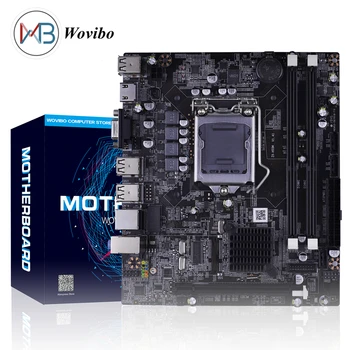 Micro ATX pagrindinė Plokštė H55 Socket LGA 1156 VGA DDR3 Dual Kanalų Intel LGA1156Core I3 I5 I7 Xeon 3470 PROCESORIAUS Plokštės