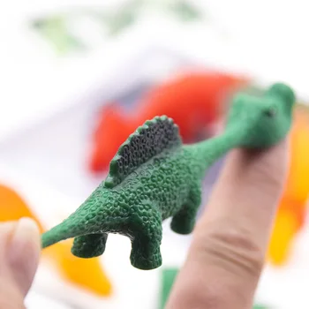 10VNT Katapulta Dinozaurų Žaislai, Vaikų Šalis Žaislas Rekvizitai TPR Dinozaurų Pradėti Elastinga Dinozaurų Traukti Dinozaurų Katapulta Ventiliacijos Žaislas