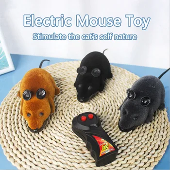 Nauja Katė Žaislai Su Pele Nuotolinio Valdymo Wireless Rc Modeliavimo Pelės Žaislai, Elektroniniai Pelių, Žiurkių Žaislai Naujiena Pet Supplies