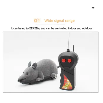 Nauja Katė Žaislai Su Pele Nuotolinio Valdymo Wireless Rc Modeliavimo Pelės Žaislai, Elektroniniai Pelių, Žiurkių Žaislai Naujiena Pet Supplies