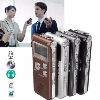Ličio Baterija, 8GB Skaitmeninis Diktofonas MP3 Muzikos Grotuvas Įrašymo Rašiklis Su 3.5 pyragas Stereo Jack Ausinių Mikrofonas