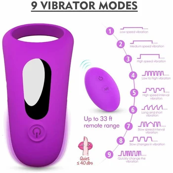 USB Įkrauti Nedelsiant Įvestas Vibracija Pora Sekso Produkto Vyrų Nuotolinio Valdymo Vibratorius Nedelsiant Ankstyvos Ejakuliacija Massager Sekso Žaislas