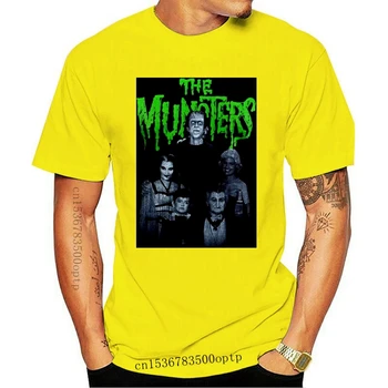 Spausdinti T Marškiniai Vyrai Vyrai T-shirt Patenkinti Munsters Derliaus B - Movie Siaubo Vilkas Vampire Goth S - 5xl