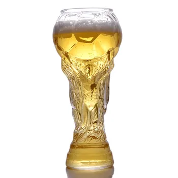 Visiškai Naujas Kūrybos Futbolo Žaidimas Crystal Pasaulio Taurės Dizaino Krištolo Alaus Stiklo Taurės Alaus, Vandens Puodelis kokteilių taurės tokios Šalies 450ml Vyno Taure
