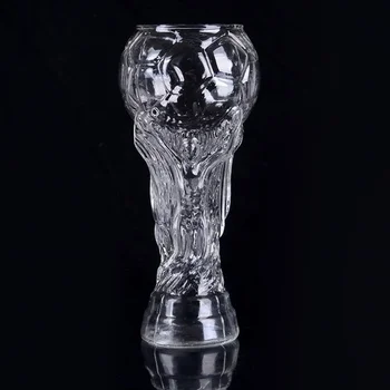 Visiškai Naujas Kūrybos Futbolo Žaidimas Crystal Pasaulio Taurės Dizaino Krištolo Alaus Stiklo Taurės Alaus, Vandens Puodelis kokteilių taurės tokios Šalies 450ml Vyno Taure