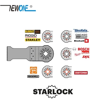 NEWONE HCS Starlock Vibracinis Pjūklas Disko Standartas Quick-release Virpesių Multitool Renovator pjūklų medžio/plastiko supjaustyti