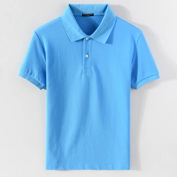 Medvilnė, naujas stilius trumpas rankovės kietasis sky blue marškinėliai vyrams, atsitiktinis patogiai madinga t-shirt vyrams kelis spalvos XS-5XL