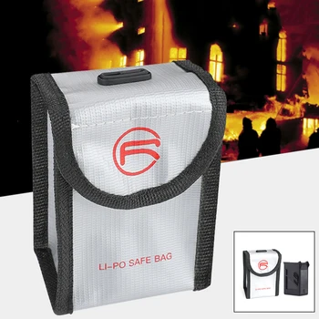 Atspari ugniai Explosionproof Lipo Baterijos įdėjimas Saugus Krepšys Nemokamai ir Saugyklos