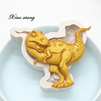 3D Dinozaurai Silikono Minkštas Pyragas Skardas Kepimui Dragon Tortas Dekoravimo Kepimo Įrankius, Pyragai, bandelės, Virtuvė Kepimo Priedai M2091